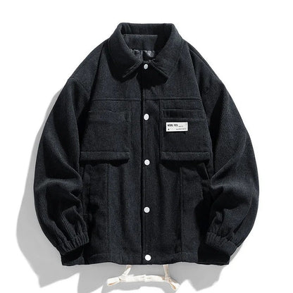 Ravino Relaxed Corduroy Snap Jacket