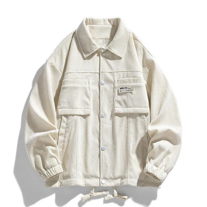 Ravino Relaxed Corduroy Snap Jacket