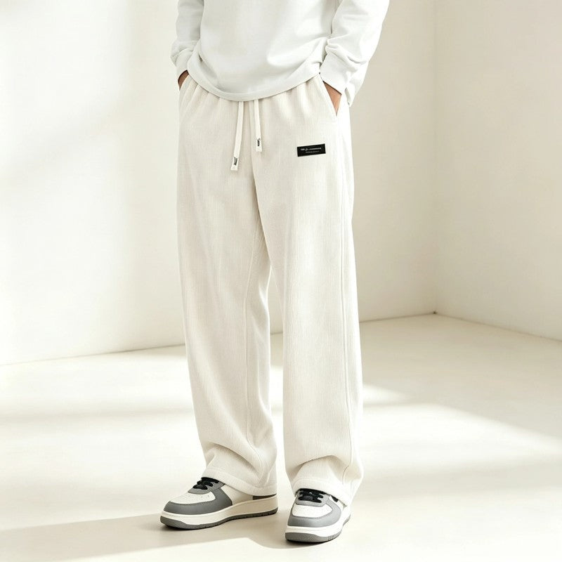 Ravino Relaxed Corduroy Wide-Leg Pants