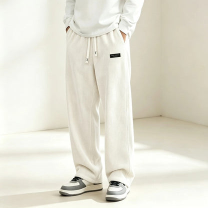 Ravino Relaxed Corduroy Wide-Leg Pants