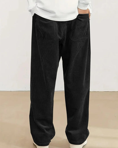 Ravino Relaxed Corduroy Wide-Leg Pants