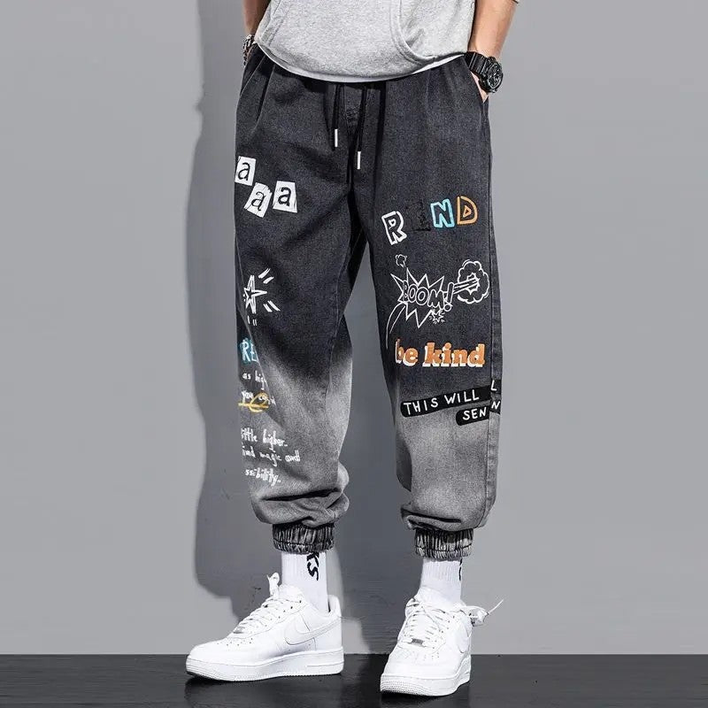 Ravino Relaxed Graphic Jogger Pants