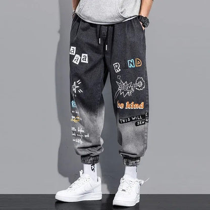Ravino Relaxed Graphic Jogger Pants