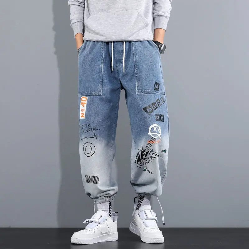 Ravino Relaxed Graphic Jogger Pants