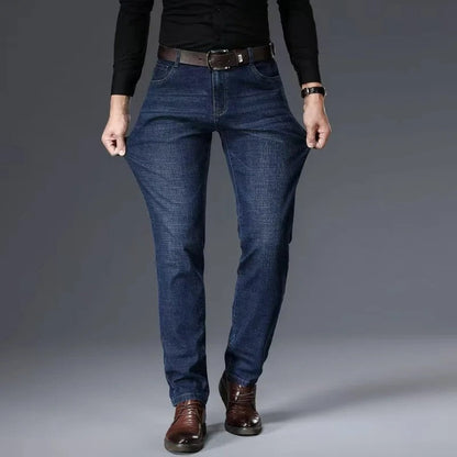 Ravino Straight Fit Stretch Denim Jeans