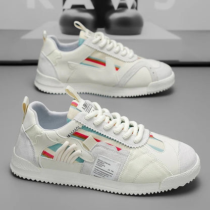 Ravion Mixed Panel Retro Sneakers