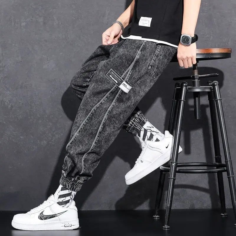Ravion Relaxed Tapered Denim Joggers