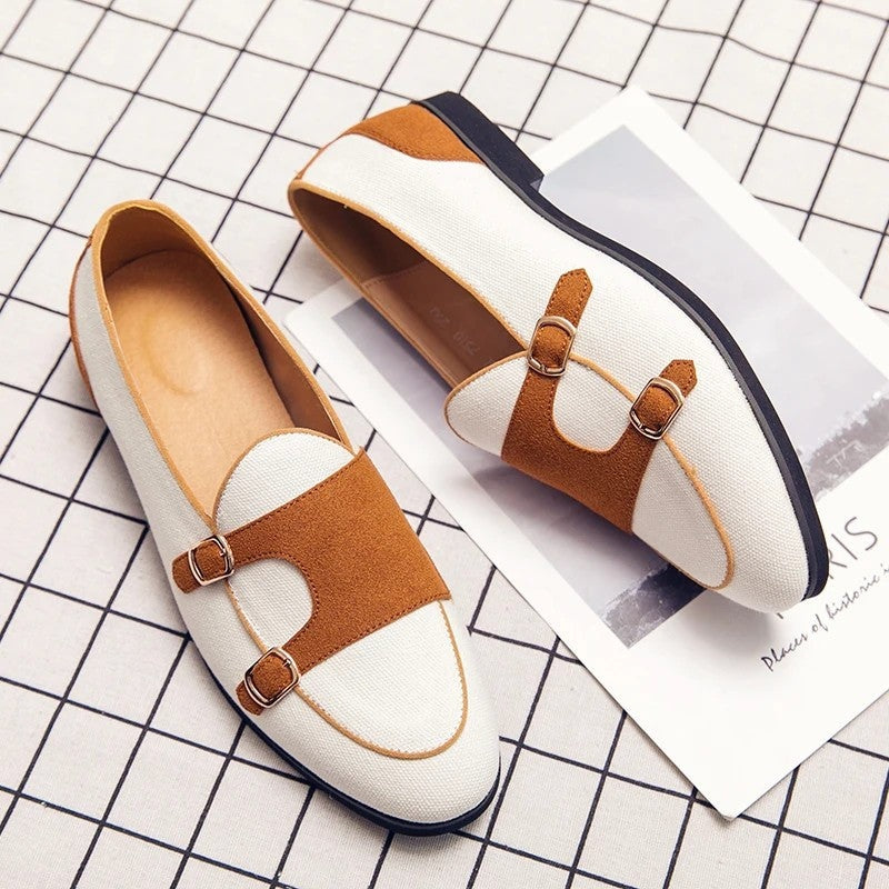 Renard Double Monk Strap Loafers