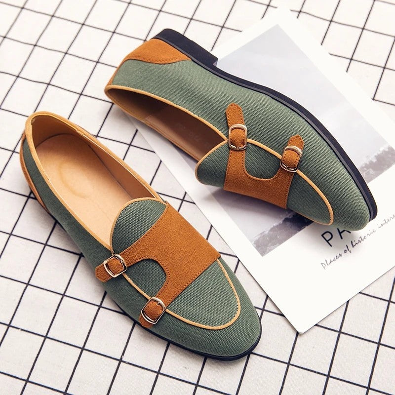 Renard Double Monk Strap Loafers
