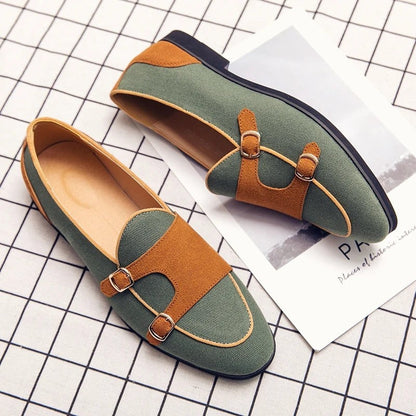 Renard Double Monk Strap Loafers