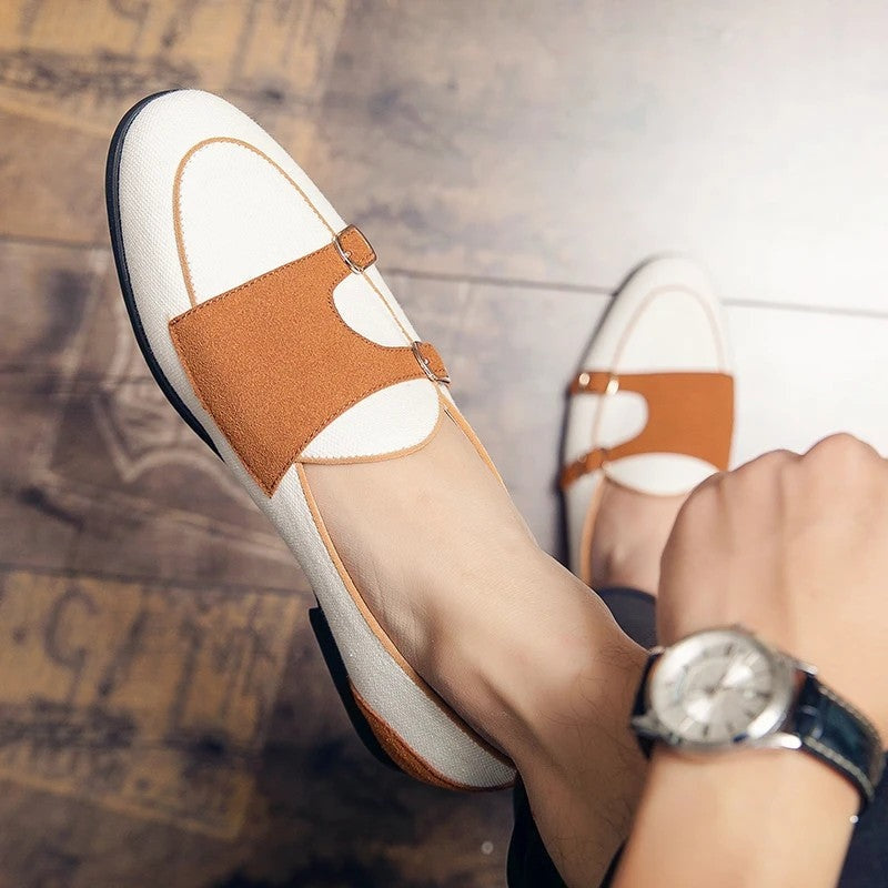 Renard Double Monk Strap Loafers