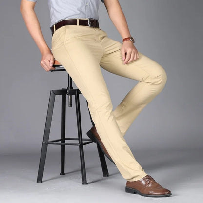 Renlor Stretch Modern Straight Dress Pants