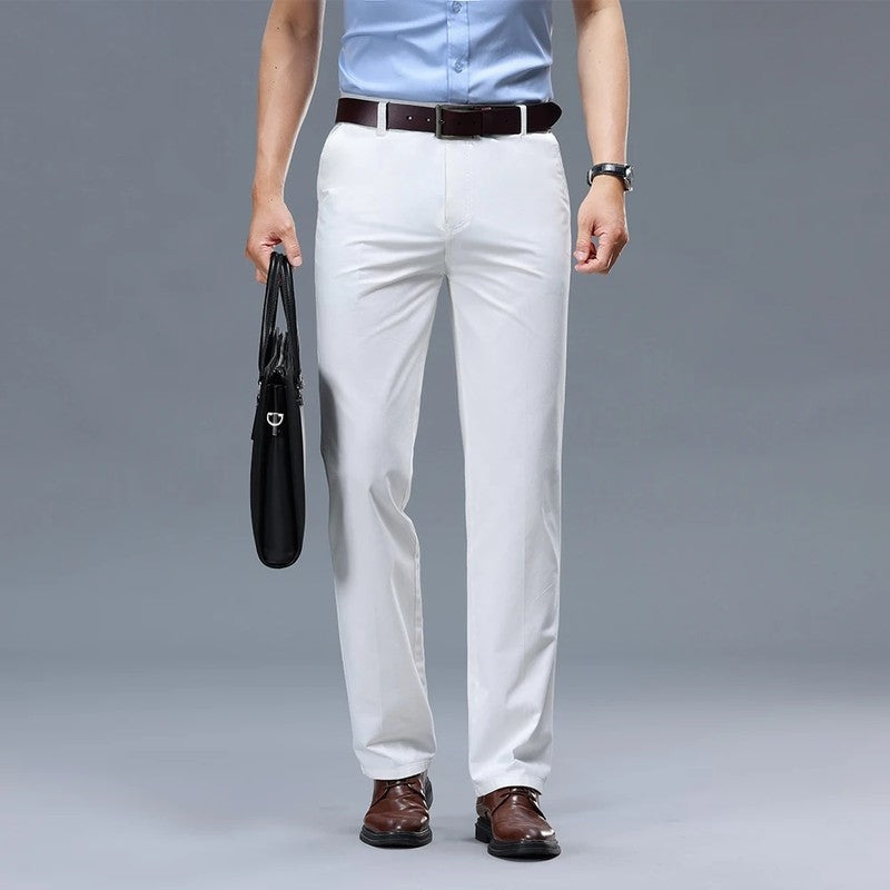 Renlor Stretch Modern Straight Dress Pants