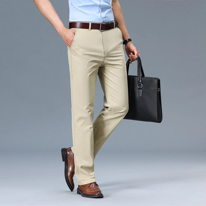 Renlor Stretch Modern Straight Dress Pants