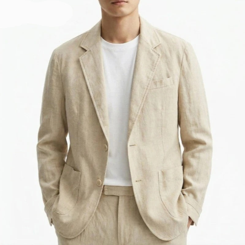 Rivani Relaxed Linen Blend Blazer