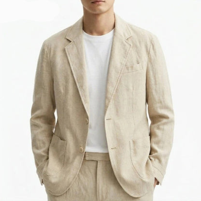 Rivani Relaxed Linen Blend Blazer