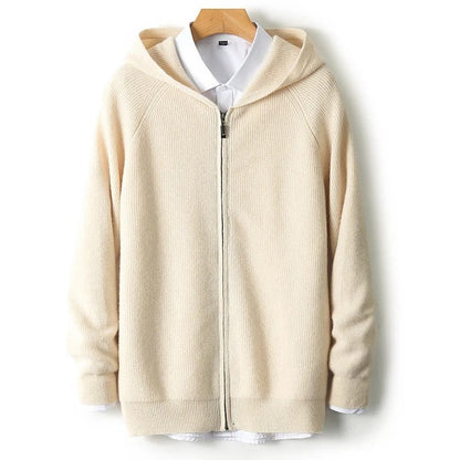 Rivaro Relaxed Knit Zip Hoodie