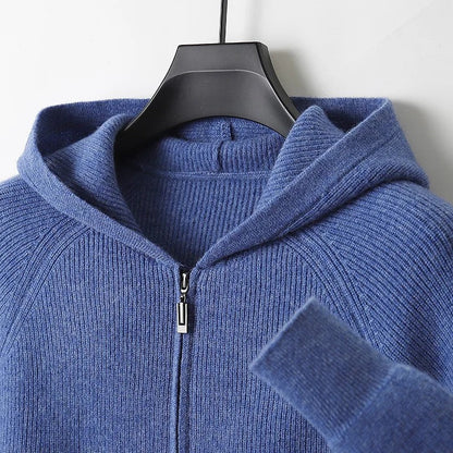 Rivaro Relaxed Knit Zip Hoodie