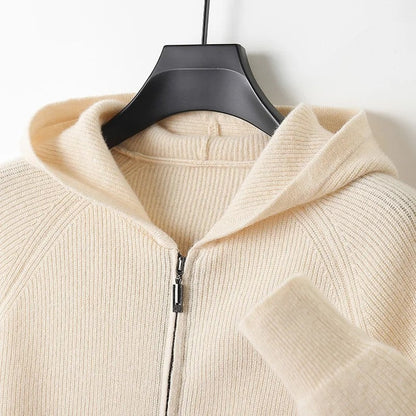 Rivaro Relaxed Knit Zip Hoodie