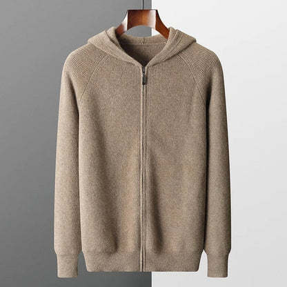 Rivaro Relaxed Knit Zip Hoodie