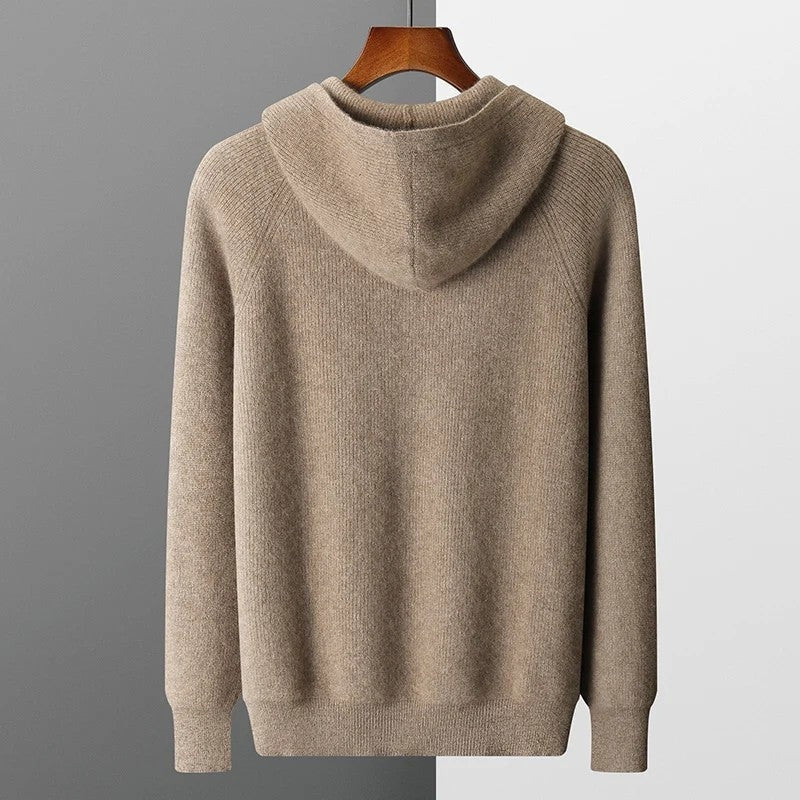 Rivaro Relaxed Knit Zip Hoodie