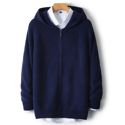 Rivaro Relaxed Knit Zip Hoodie
