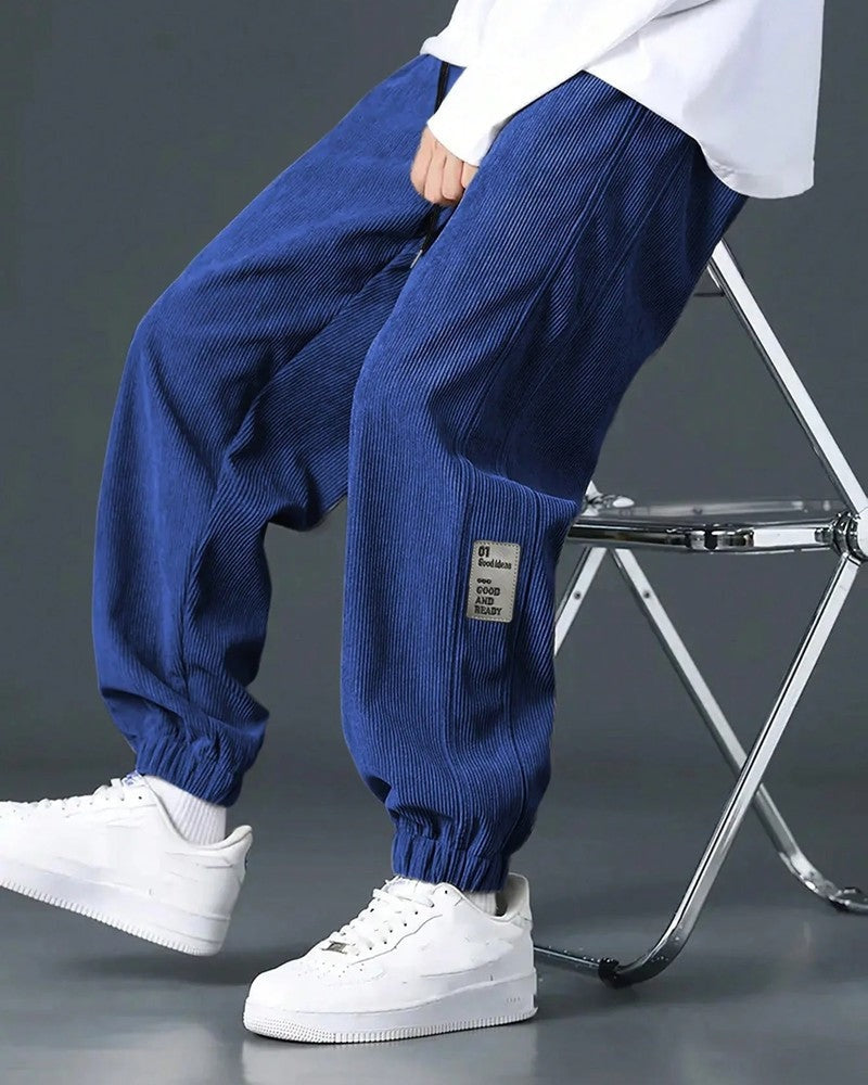 Rovani Relaxed Corduroy Jogger Pants