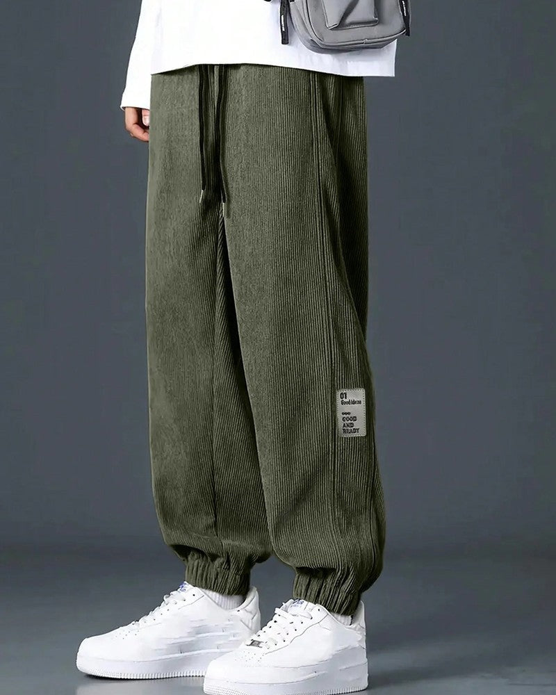 Rovani Relaxed Corduroy Jogger Pants