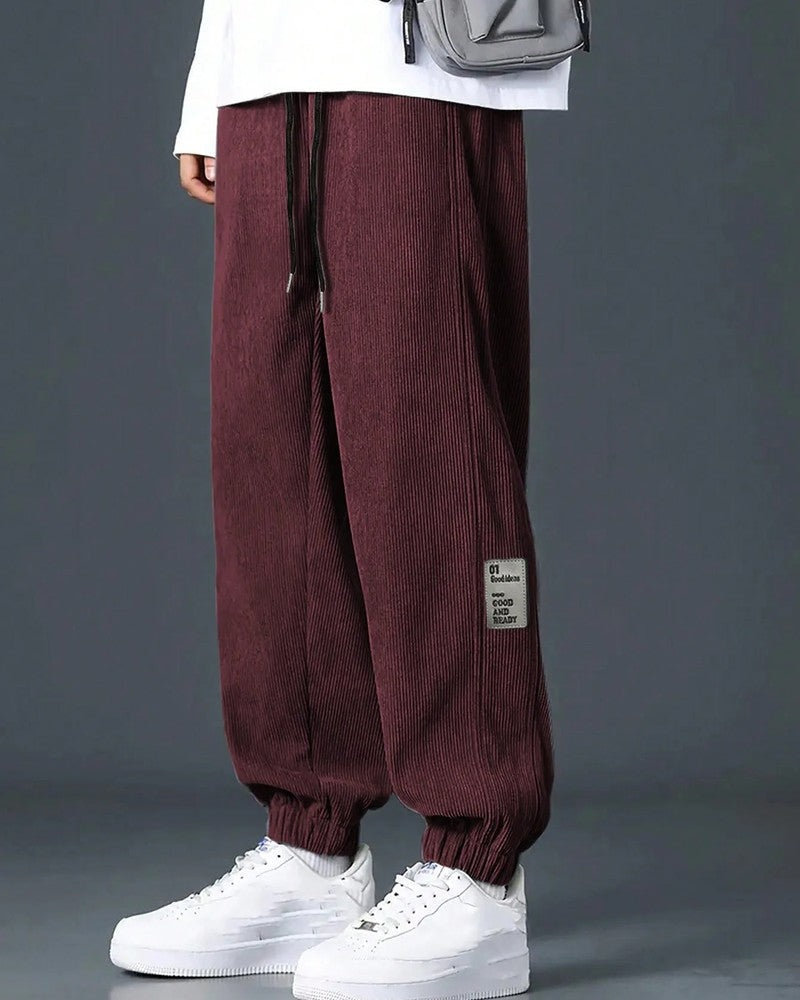 Rovani Relaxed Corduroy Jogger Pants
