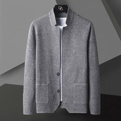Rovell Textured Knit Button-Up Jacket