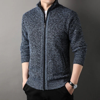 Rovell Textured Zip Knit Jacket