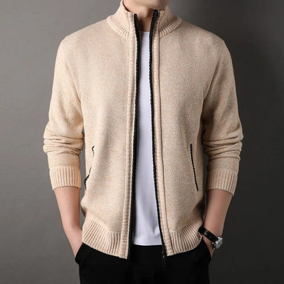 Rovell Textured Zip Knit Jacket
