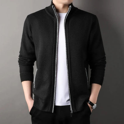 Rovell Textured Zip Knit Jacket