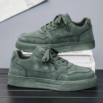 Ruvino Suede Low-Top Court Sneakers