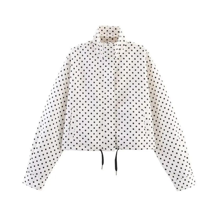 Selene Cropped Lightweight Drawstring Jacket