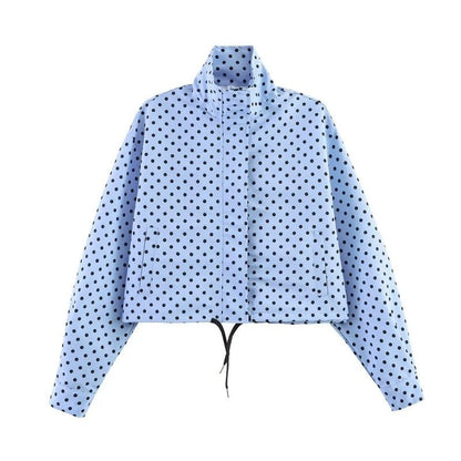 Selene Cropped Lightweight Drawstring Jacket
