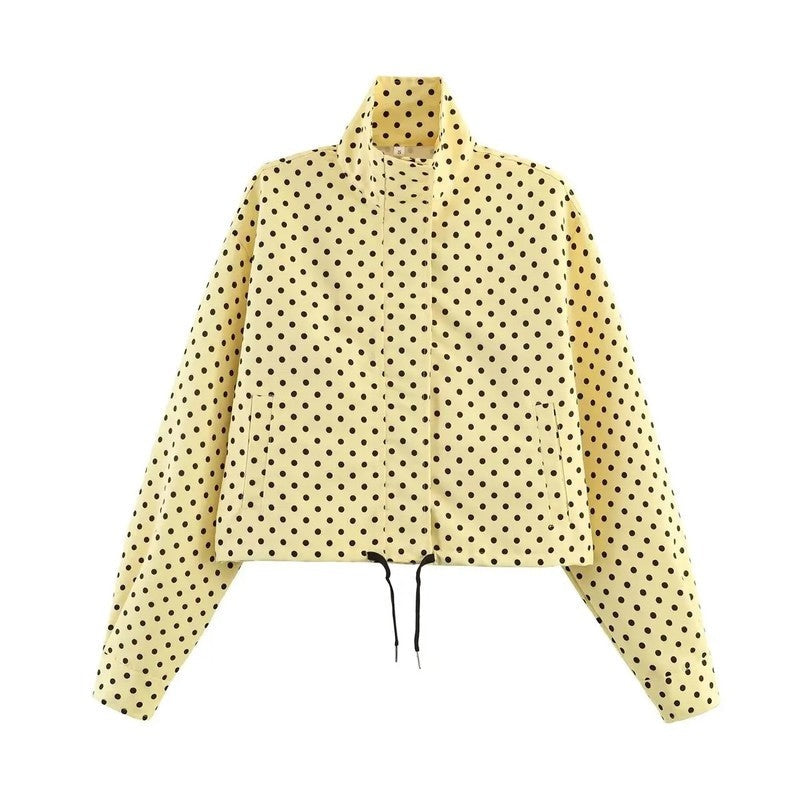 Selene Cropped Lightweight Drawstring Jacket