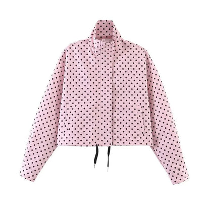 Selene Cropped Lightweight Drawstring Jacket