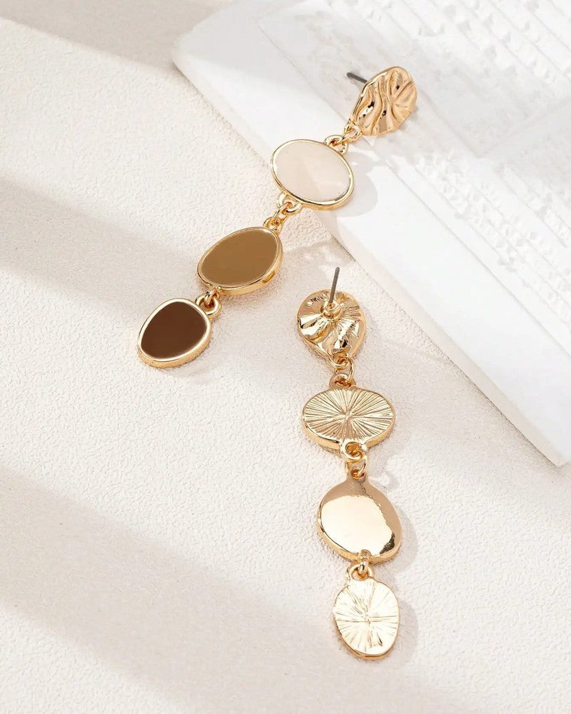 Serina Modern Drop Statement Earrings