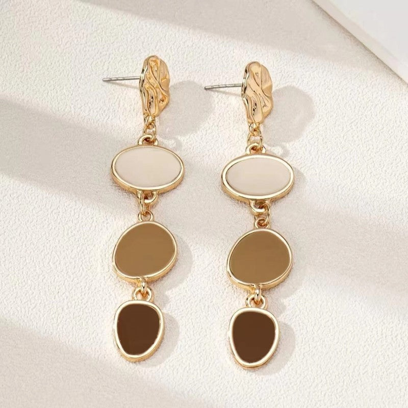 Serina Modern Drop Statement Earrings