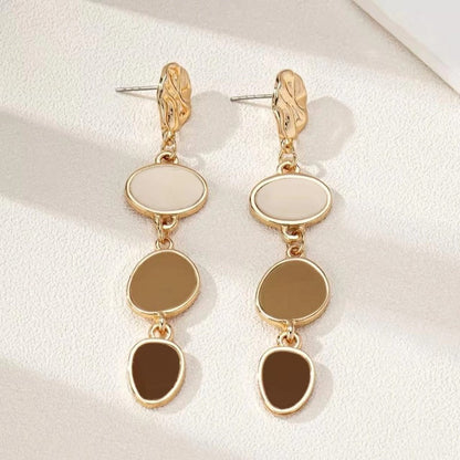 Serina Modern Drop Statement Earrings