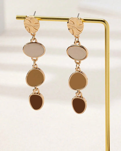 Serina Modern Drop Statement Earrings