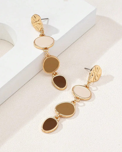 Serina Modern Drop Statement Earrings