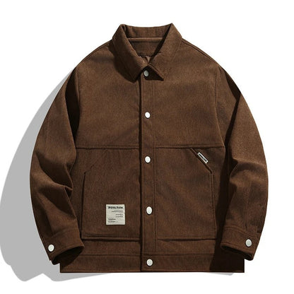 Stellan Relaxed Corduroy Button-Up Jacket