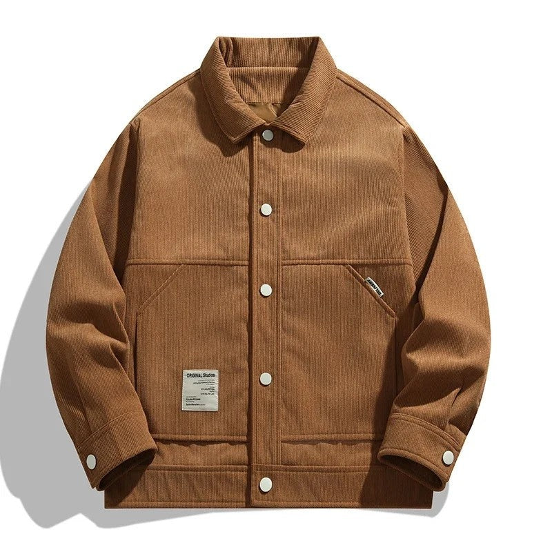 Stellan Relaxed Corduroy Button-Up Jacket