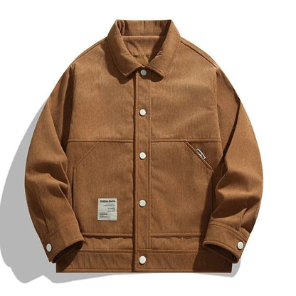 Stellan Relaxed Corduroy Button-Up Jacket