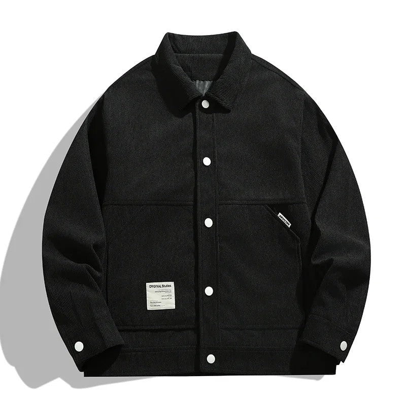 Stellan Relaxed Corduroy Button-Up Jacket