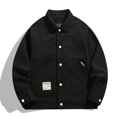 Stellan Relaxed Corduroy Button-Up Jacket