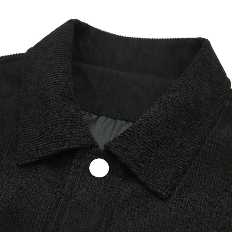 Stellan Relaxed Corduroy Button-Up Jacket