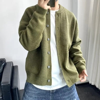 Tivaro Relaxed Knit Button-Up Cardigan